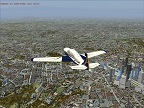 Screenshot provided courtesy Jean-Paul Mes using cloud textures and skies from Pablo Diaz's HDE V2.0 freeware addon, updated for FSX by Danny Glover